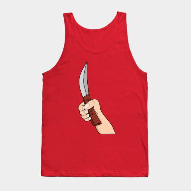 A hand holding a knife Tank Top by DiegoCarvalho